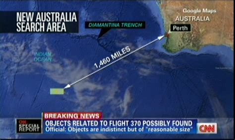 malaysia airlines flight  debris possibly
