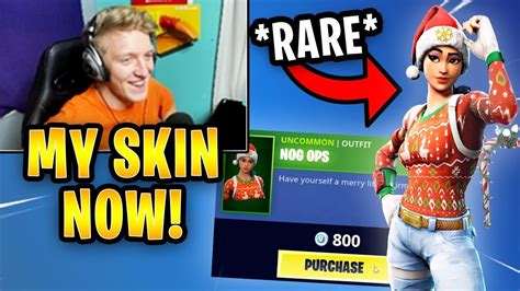 Tfue Buys His Rare Nog Ops Skin And Candy Axe Fortnite