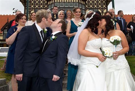 First Same Sex Couples Wed In New Zealand Australian Women S Weekly