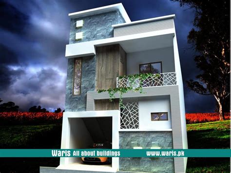 waris house  marla  view elevation   gujranwala cantt pakistan house front design