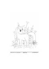 Unicorn Pony Kidzezone sketch template
