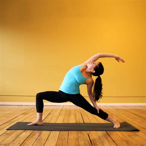 reverse warrior yoga poses exercise yoga sequences