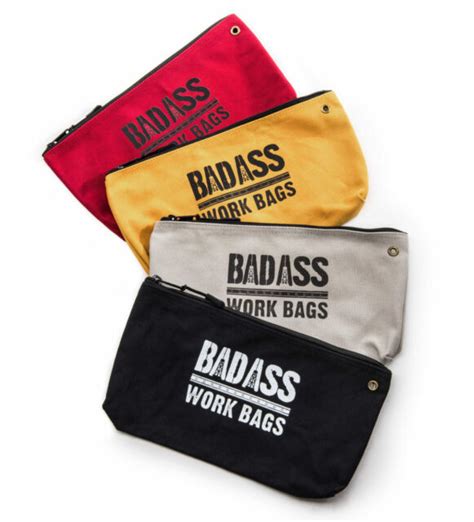 4 Pack Bad Ass Zippered Canvas Tool Pouch Ebay