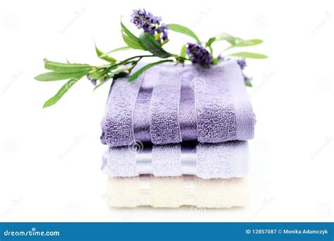 towels stock image image  healthy fluffy clean sheet