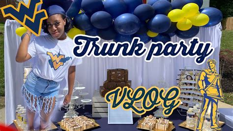 trunk party vlog 2021🥳 west virginia university youtube