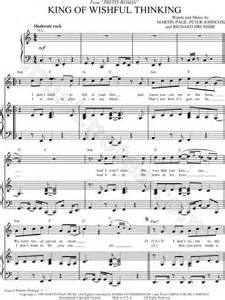 king of wishful thinking from pretty woman sheet music in c major download and print sku
