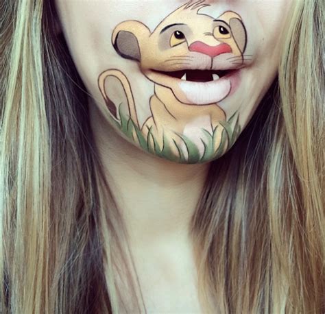 Lip Art Expert Uses Makeup To Turn Her Mouth Into Cartoon Characters