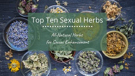top ten sexual herbs greenbush natural products