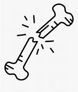 Bone Broken Clip Svg Clipart Icon Transparent Clipartkey sketch template
