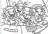 Einsteins Little Coloring Games Leo Families Musical Game Kids sketch template