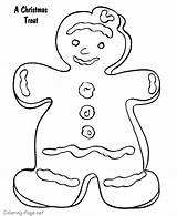 Coloring Gingerbread Sheets Christmas Man Pages Popular sketch template