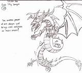 Dragon Sky Slifer Coloring Pages Yu Gi Oh Template Sketch sketch template