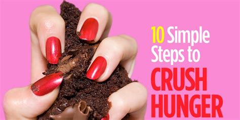 10 simple steps to crush hunger and lose weight