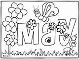 Coloring Pages Kids May Printable sketch template