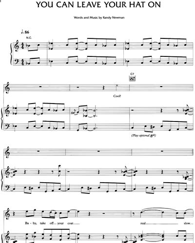 You Can Leave Your Hat On Sheet Music By Randy Newman Nkoda