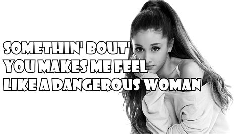 Ariana Grande Dangerous Woman Lyrics Youtube