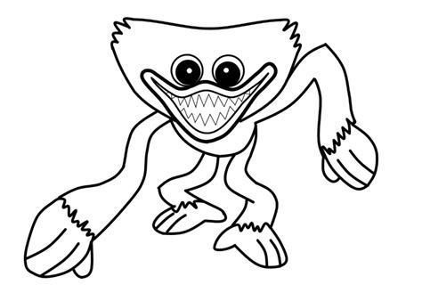 printable huggy wuggy coloring pages printable templates