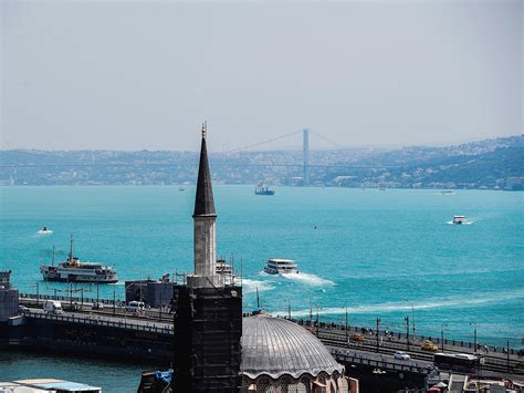Bosphorus Strait Turns Bright Blue Due To Plankton