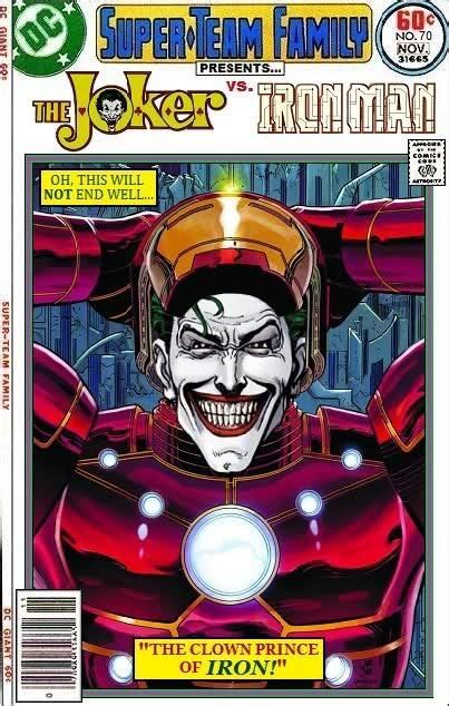 the joker vs iron man marvel x dc comics crossover