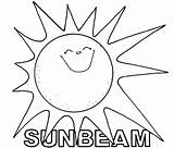 Sunbeams Lds sketch template