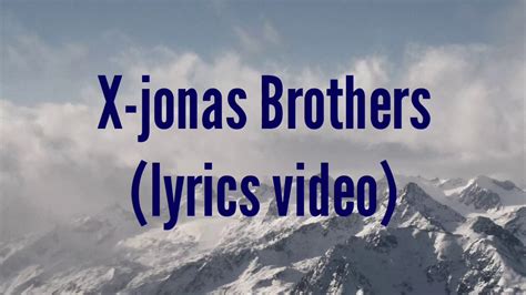 jonas brotherslyrics video youtube
