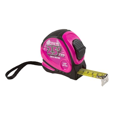 original pink box pink  foot tape measure
