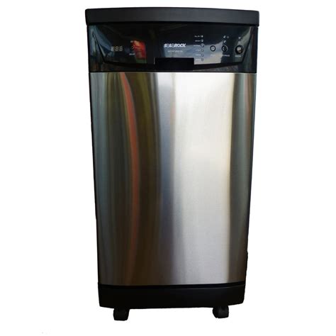solorock  portable dishwasher deluxe stainless steel solorock