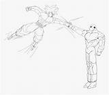 Goku Instinct Gogeta Jiren sketch template