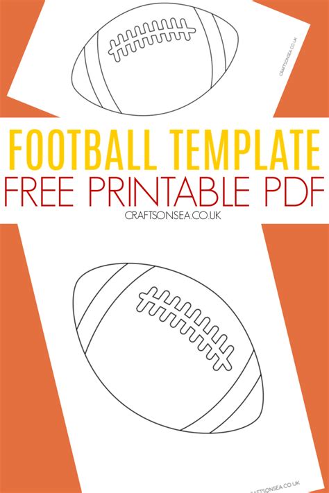 football printable template