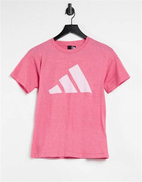 adidas training  shirt  pink asos