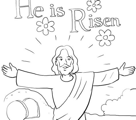resurrection coloring pages  preschoolers  getdrawings