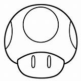 Mario Coloring Pages Super Star Bros Mushroom Colouring Choose Board sketch template
