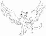 Cat Coloring Warrior Winged Drawing Cats Pages Print Warriors Wings Lines Deviantart Line Dragon Popular Coloringhome Comments Deviant Paintingvalley Library sketch template