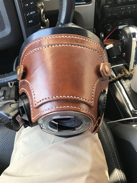 leather scba mask cover fire gear firefighter gear firefighter mask