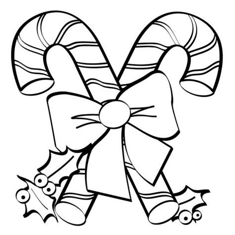 candy cane coloring page   kids