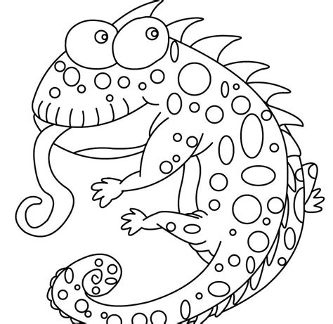 cartoon lizard coloring pages  getcoloringscom  printable
