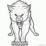 Coloring Pages Wolf sketch template