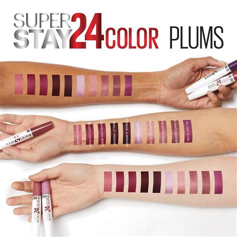 maybelline  york superstay   step lipcolor perpetual plum