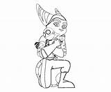 Ratchet Clank Coloring Pages Printable sketch template