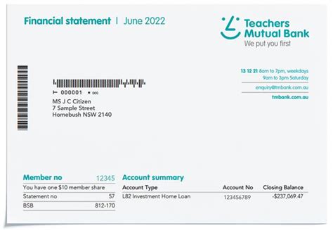 account number teachers mutual bank