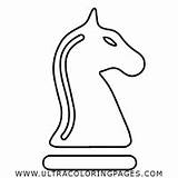 Chess Coloring Pieces Pages Getcolorings Getdrawings sketch template