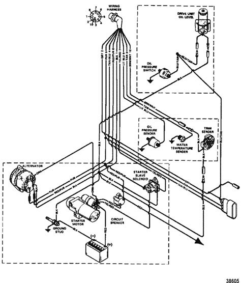 mercruiser  pin wiring diagram   mercruiser starter wiring diagram  mercruiser engine
