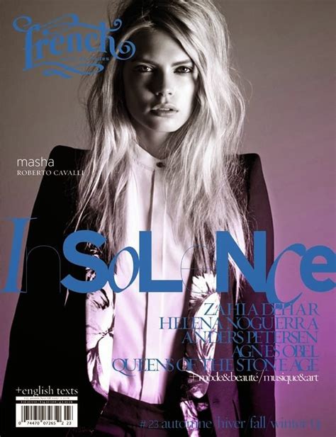 alexandri models masha gutic  french magazine cover