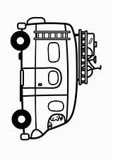 Kleinbus Camionette Kleurplaat Malvorlage Camionnette Furgoneta Van Para Coloring Schoolplaten Coloriage Dibujo Colorear Schulbilder sketch template