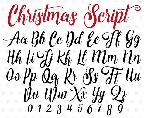 cool cursive font alphabet