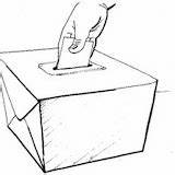 Urnas Voto Aporta Aprender Pueda Utililidad Deseo sketch template