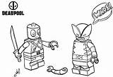 Deadpool Lego Pages Coloring Fighting Printable Color Kids Bettercoloring sketch template