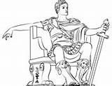 Ausmalbilder Ausdrucken Reich Antiken Romisches Malvorlagen Kostenlos sketch template