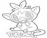 Pokemon Coloring Pages Grookey Printable sketch template