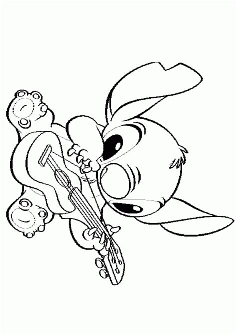 stitch coloring pages clip art library